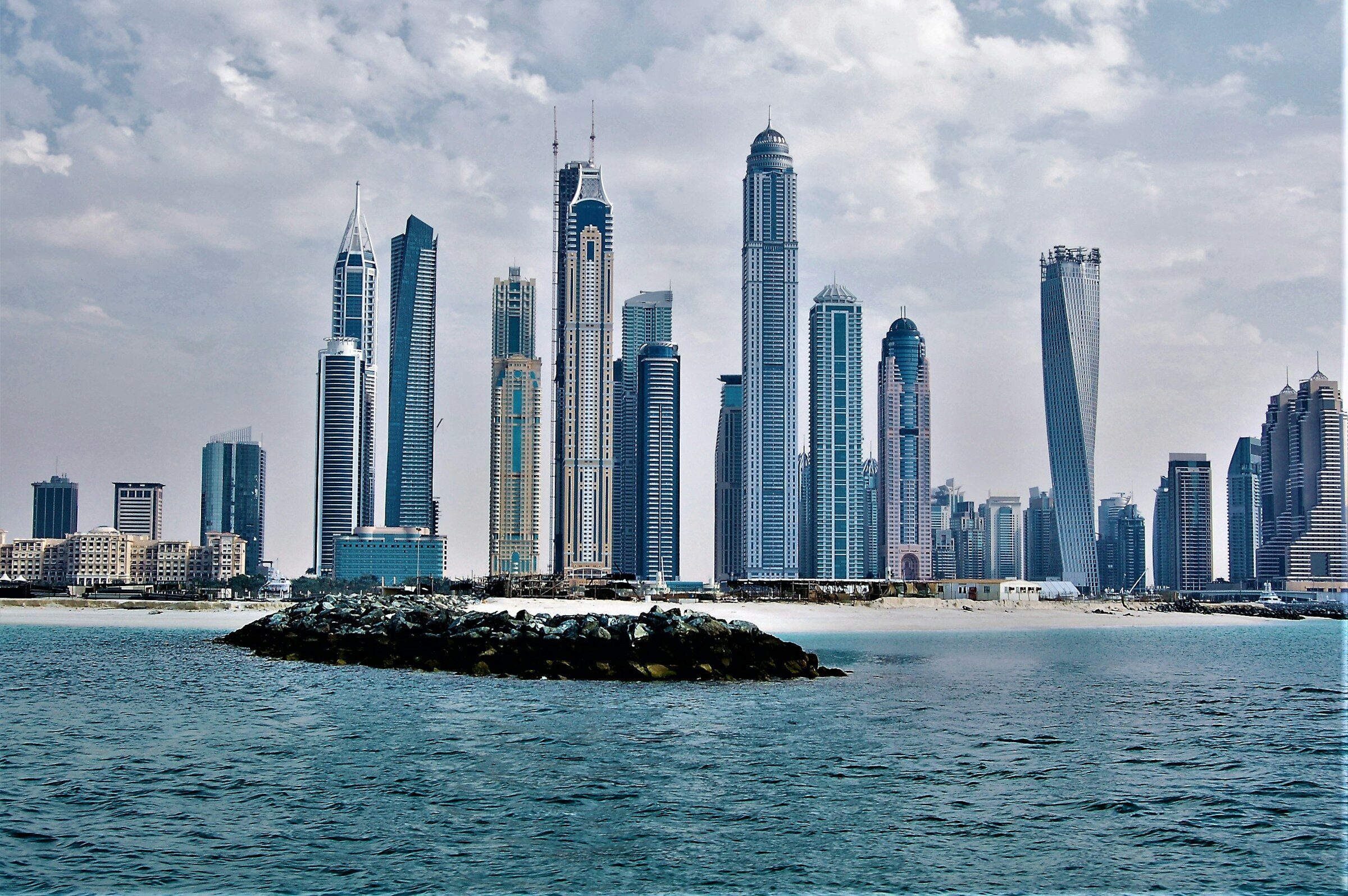 The Sharjah skyline across the water