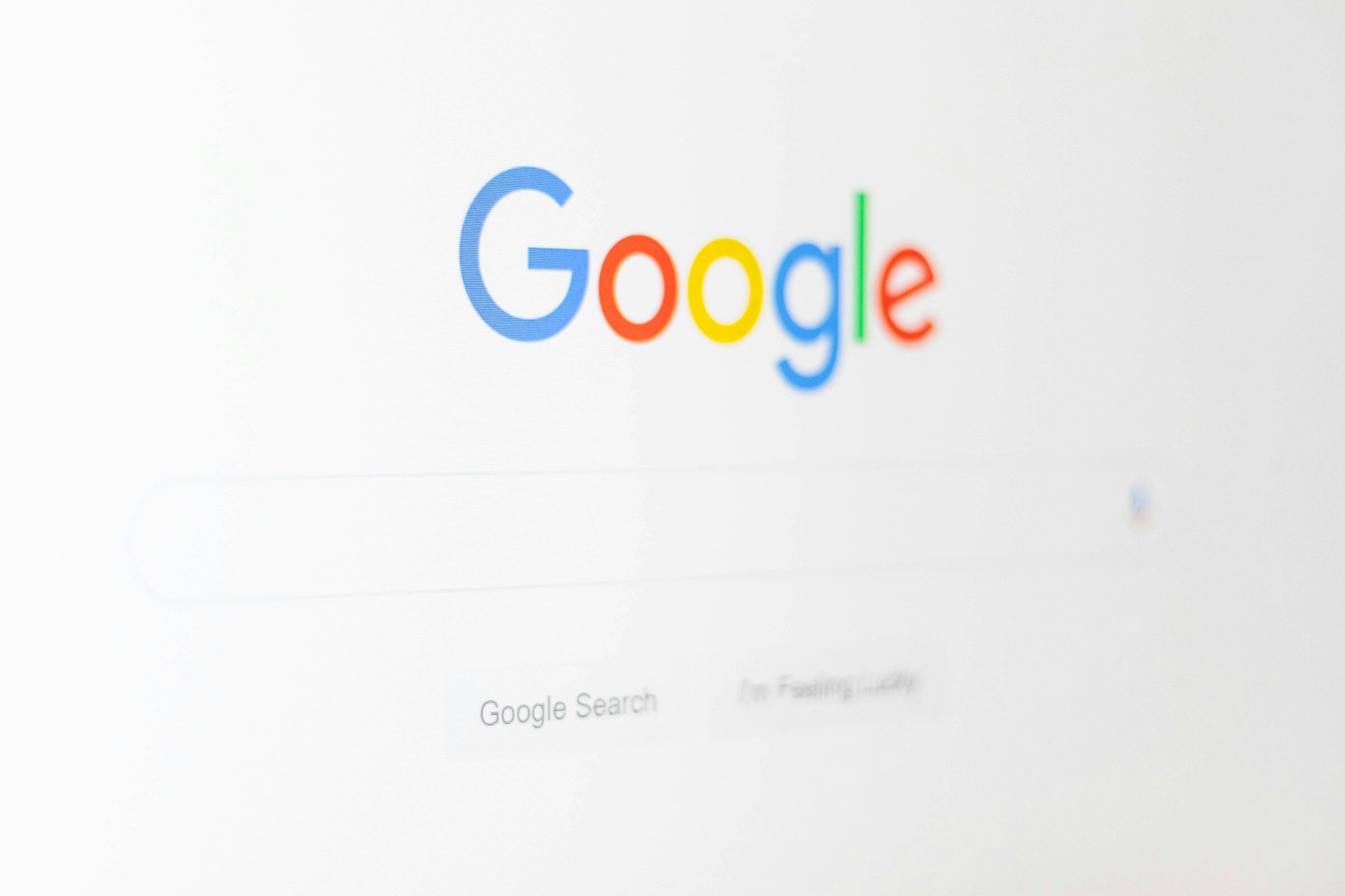 A search engine home page, the front door SEO services are trying to get you through