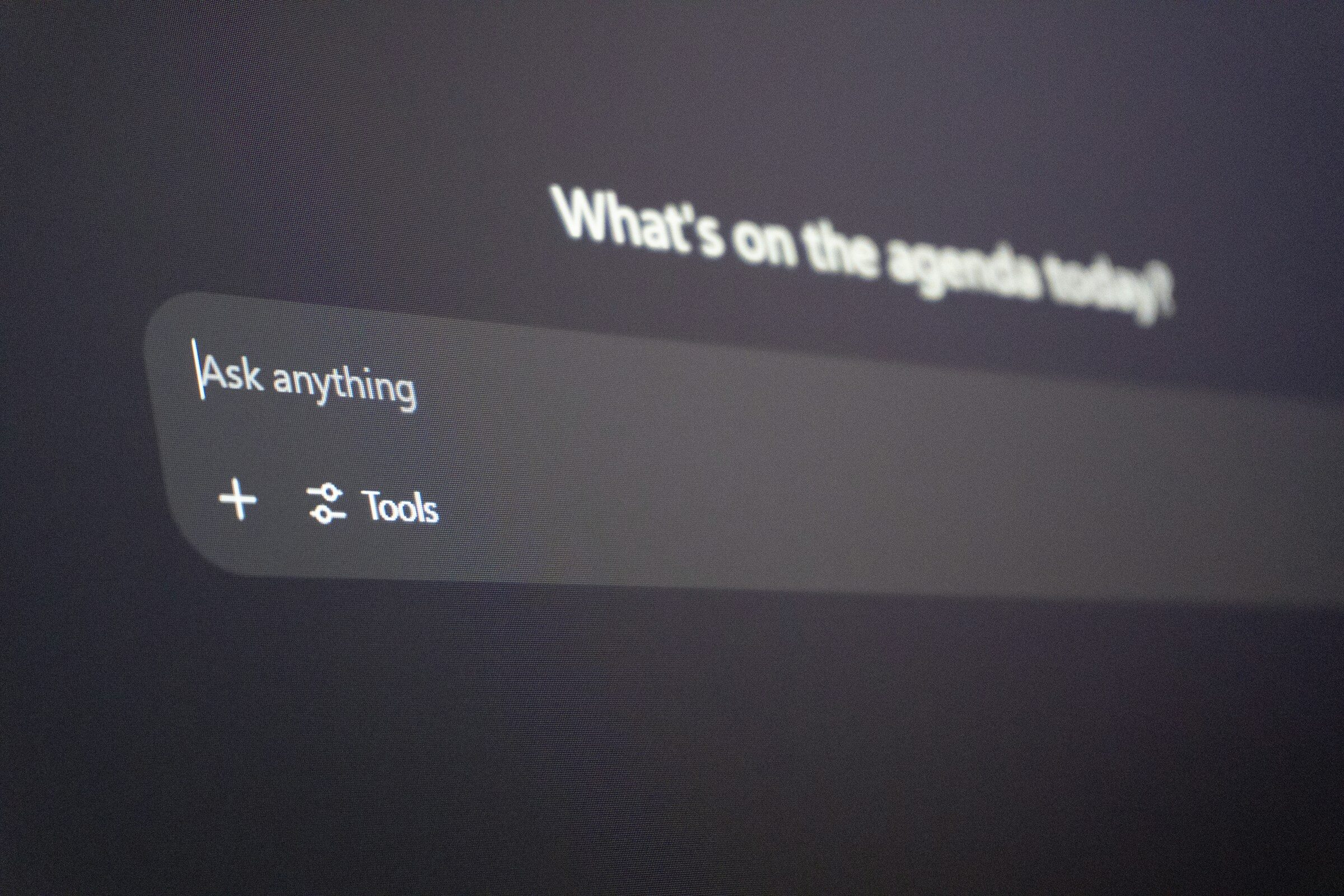 An interface offering to answer anything, which is where a growing share of searches now start