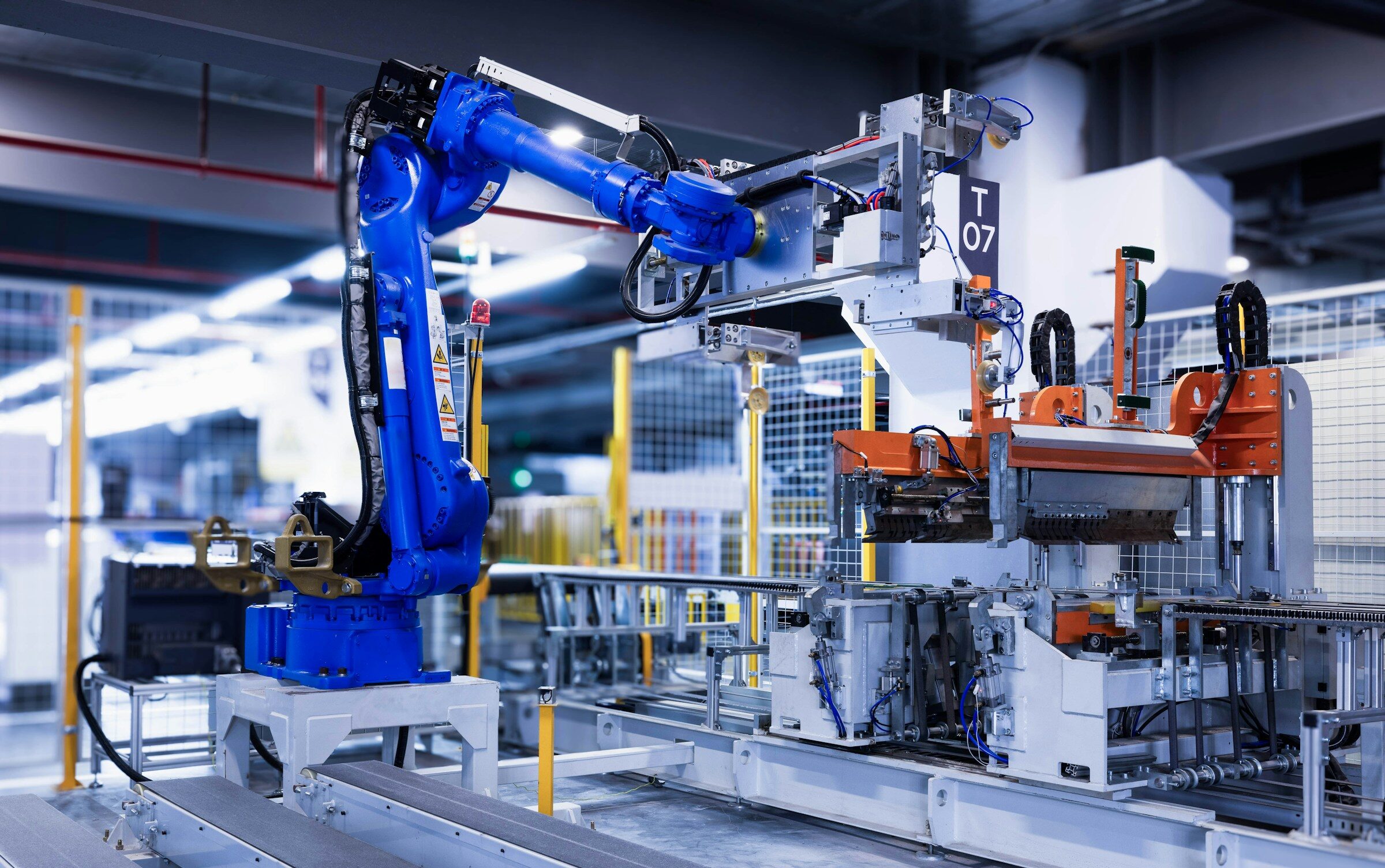 A production cell on a UK manufacturing floor, the layer generic ERP leaves out