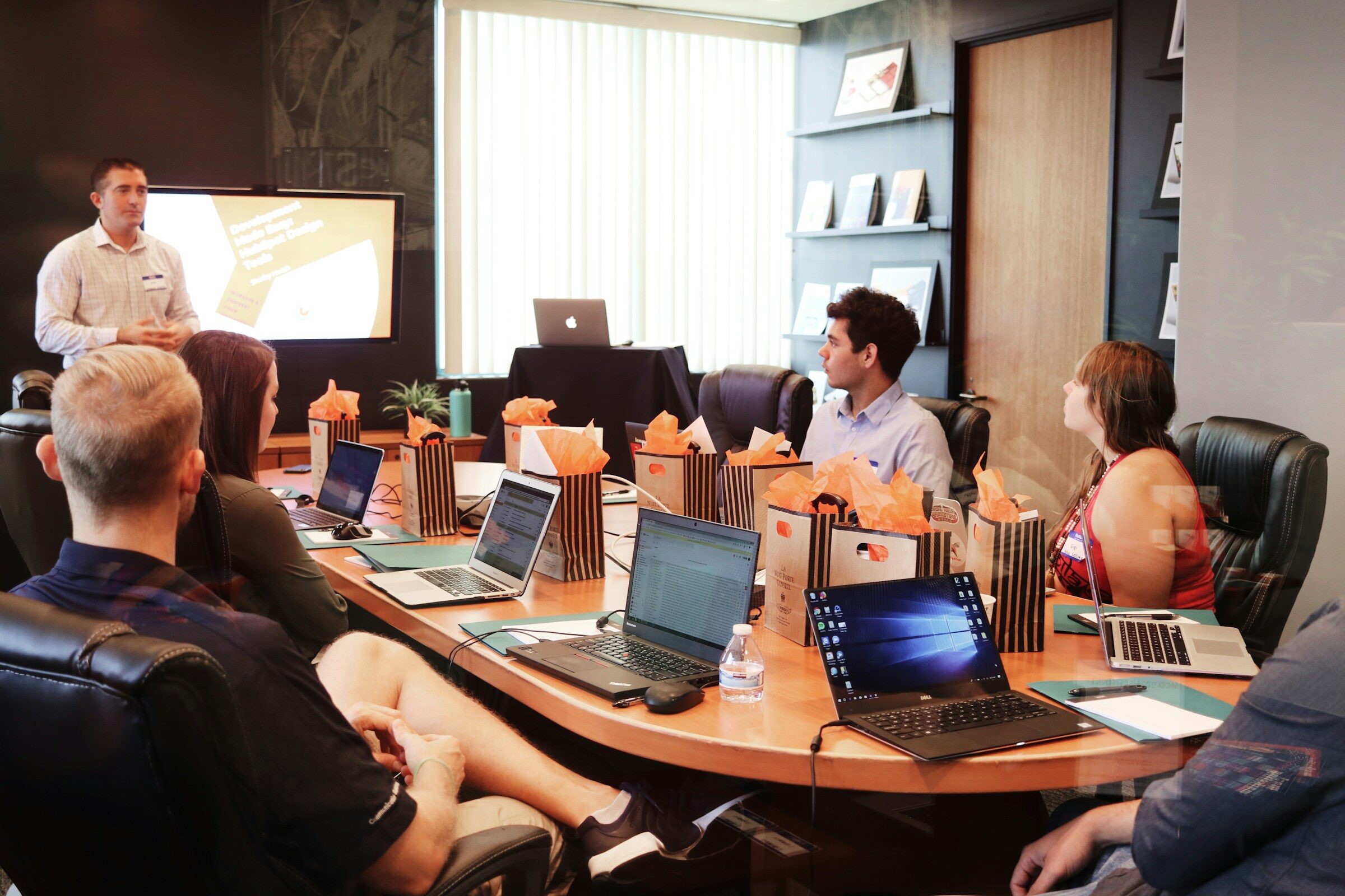 Presenting a working module to the client team